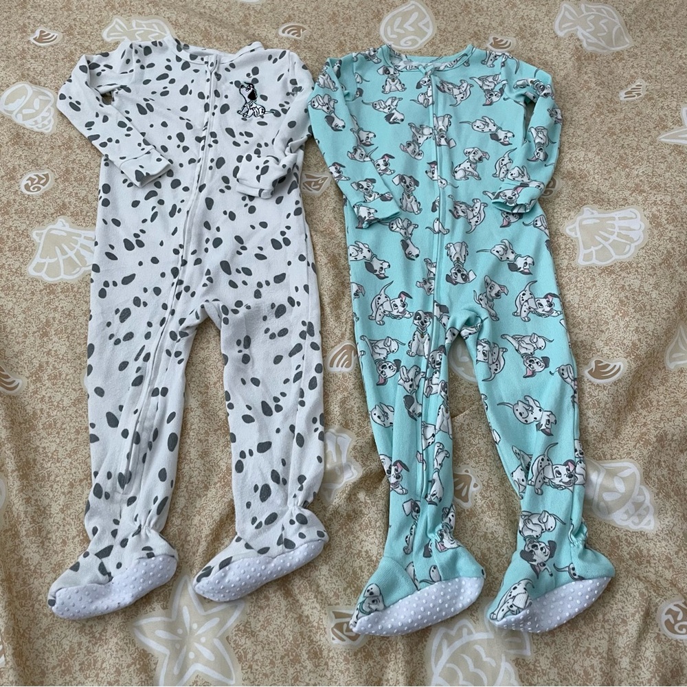 Disney Baby 2 Pack Zip-Up Footed Sleeper Size 24M